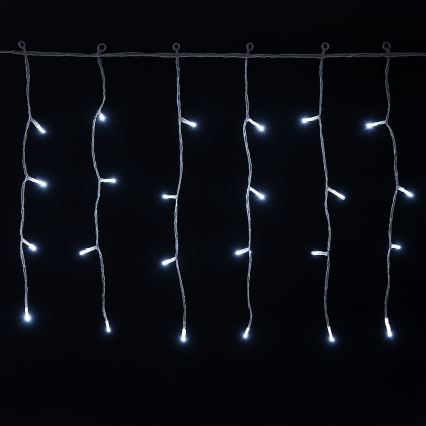 Aigostar - LED utomhusslinga 400 LED/8 funktioner 20x0,4 m IP44 kallvit