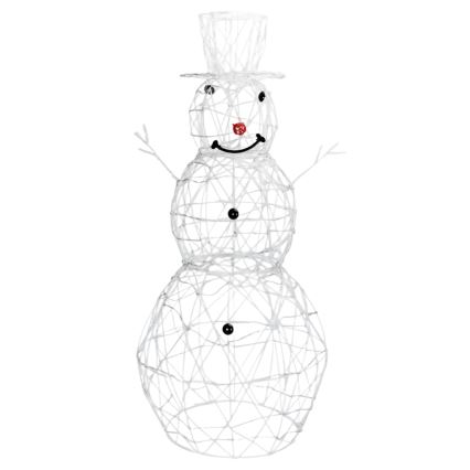 Aigostar - LED-utomhusdekoration för jul 3,6W/31/230V 2700K 120 cm IP44 snögubbe