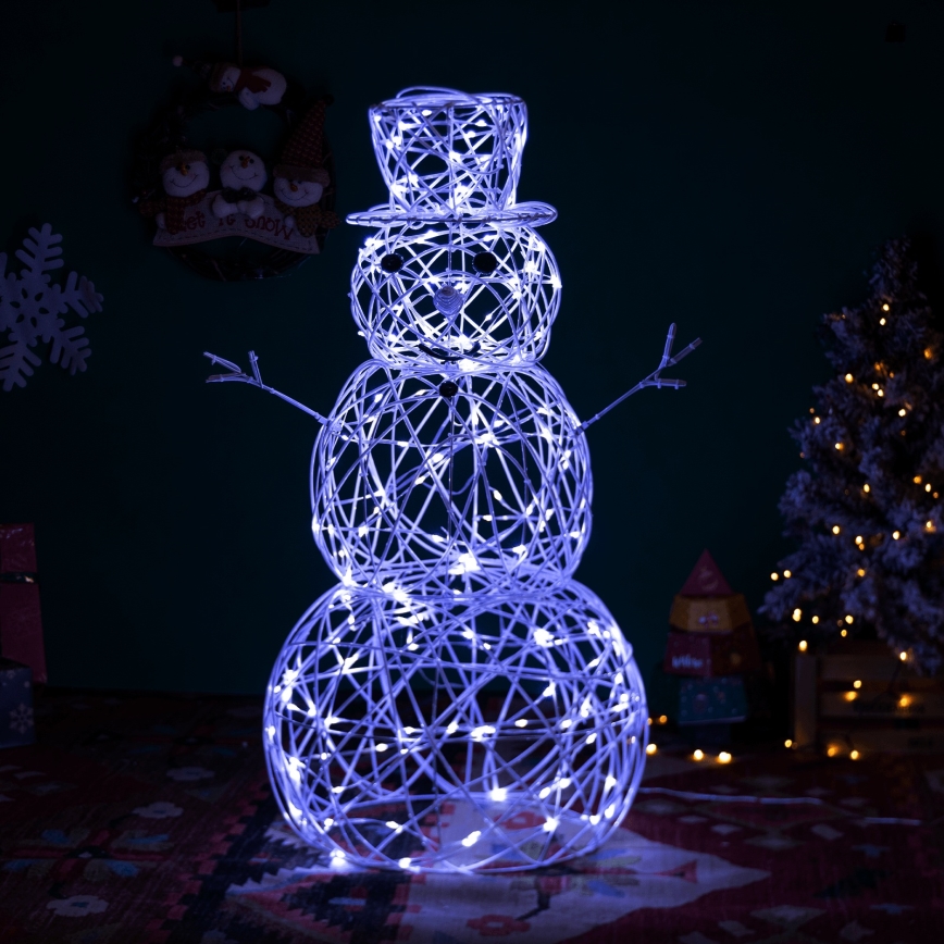 Aigostar - LED utomhus juldekoration 3,6W/31/230V 6500K 120cm IP44 snögubbe