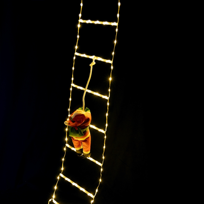 Aigostar - LED utomhus juldekoration 304 LED/8 funktioner 3 m IP44 varmvit