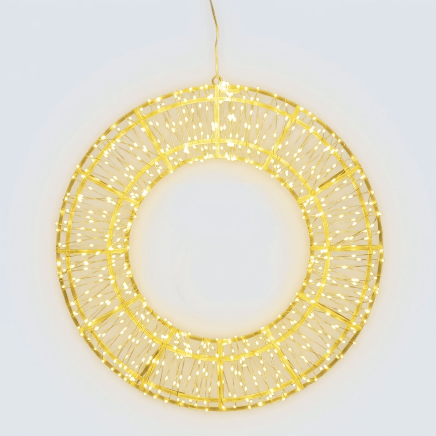 Aigostar - LED utomhus juldekoration 540xLED/6W/230V IP44 varmvitt 45 cm ring