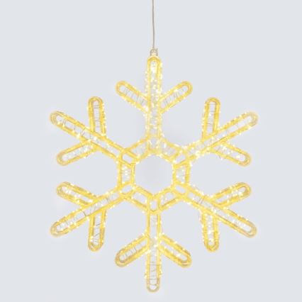 Aigostar - LED utomhus juldekoration 540xLED/6W/230V 43 cm IP44 varmvit snöflinga