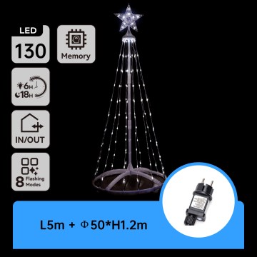 Aigostar - LED utomhus juldekoration LED/3,6W/230V 120 cm IP44 kallvit
