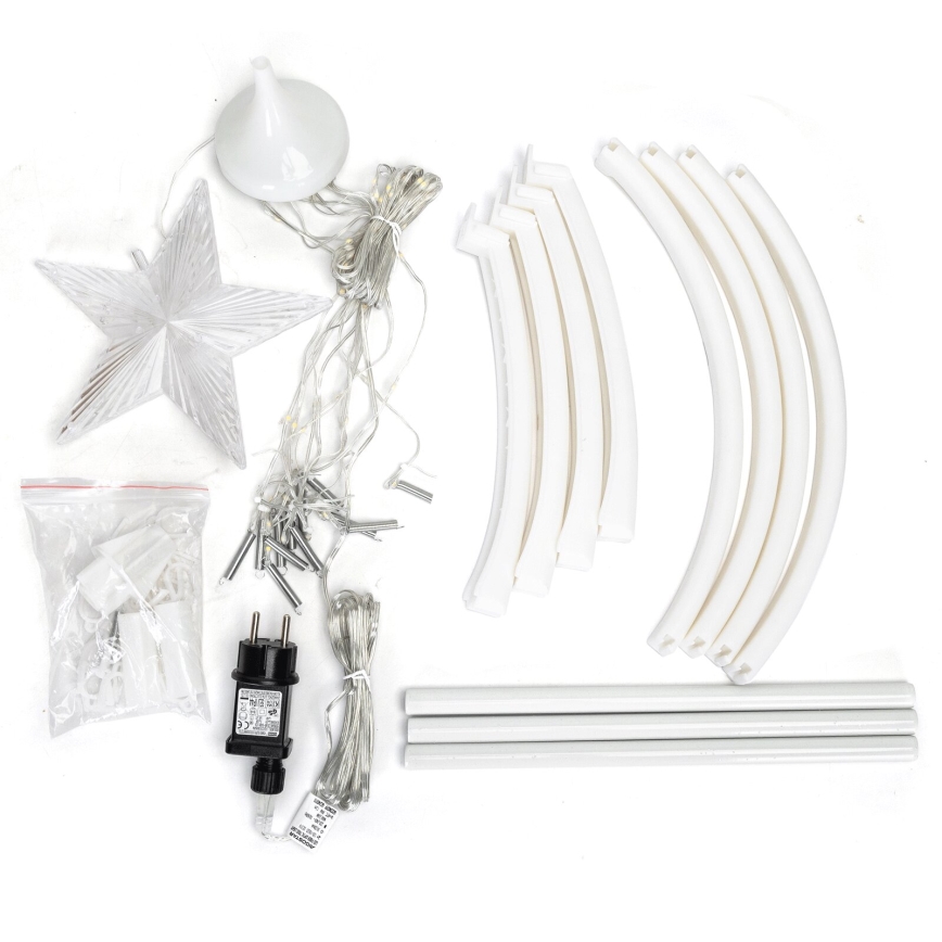 Aigostar - LED utomhus juldekoration LED/3,6W/230V 120 cm IP44 kallvit