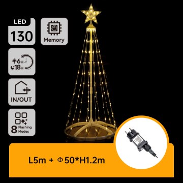 Aigostar - LED utomhus-juldekoration LED/3,6W/31/230V 2700K 120 cm IP44