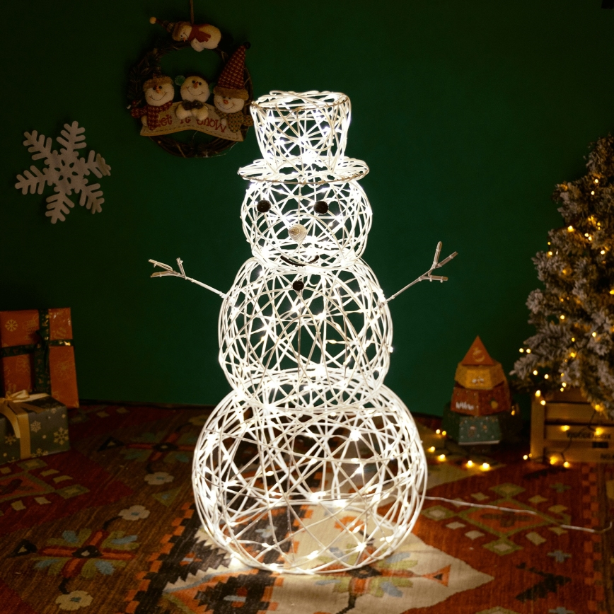 Aigostar - LED utomhus juldekoration LED/3,6W/31/230V 2700K 60 cm IP44 snögubbe