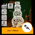 Aigostar - LED utomhus juldekoration LED/3,6W/31/230V 2700K 90 cm IP44 snögubbe