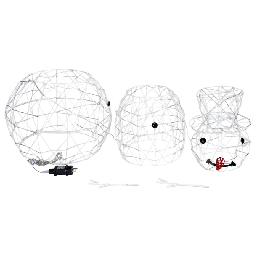 Aigostar - LED utomhus juldekoration LED/3,6W/31/230V 2700K 90 cm IP44 snögubbe