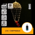 Aigostar - LED utomhus juldekoration LED/3xAA IP44 jultomte