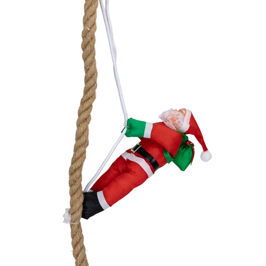 Aigostar - LED utomhus juldekoration LED/4xAA IP44 jultomte med fallskärm