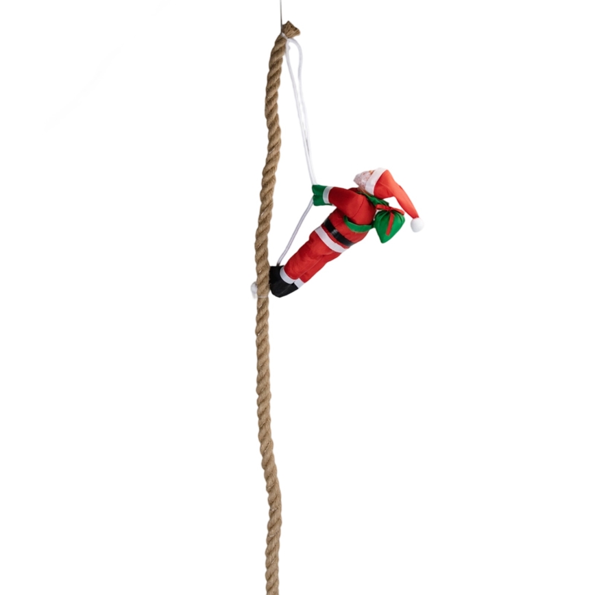 Aigostar - LED utomhus juldekoration LED/4xAA IP44 jultomte med fallskärm