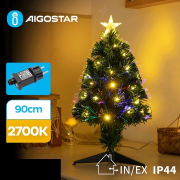 Aigostar - LED Utomhus Julgran LED/3,6W/230V 90 cm IP44 varm vit