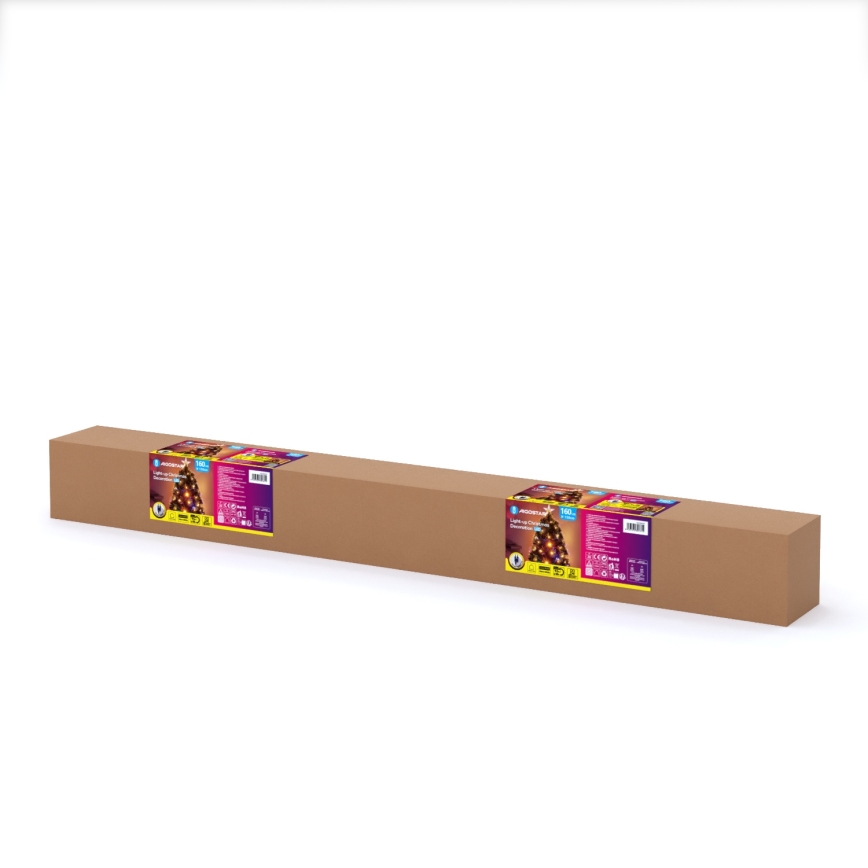 Aigostar - LED utomhus julgran LED/6W/230V 150 cm IP44 varmvit