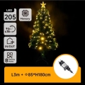 Aigostar - LED utomhus-julgran LED/6W/230V 180 cm IP44 varmvit