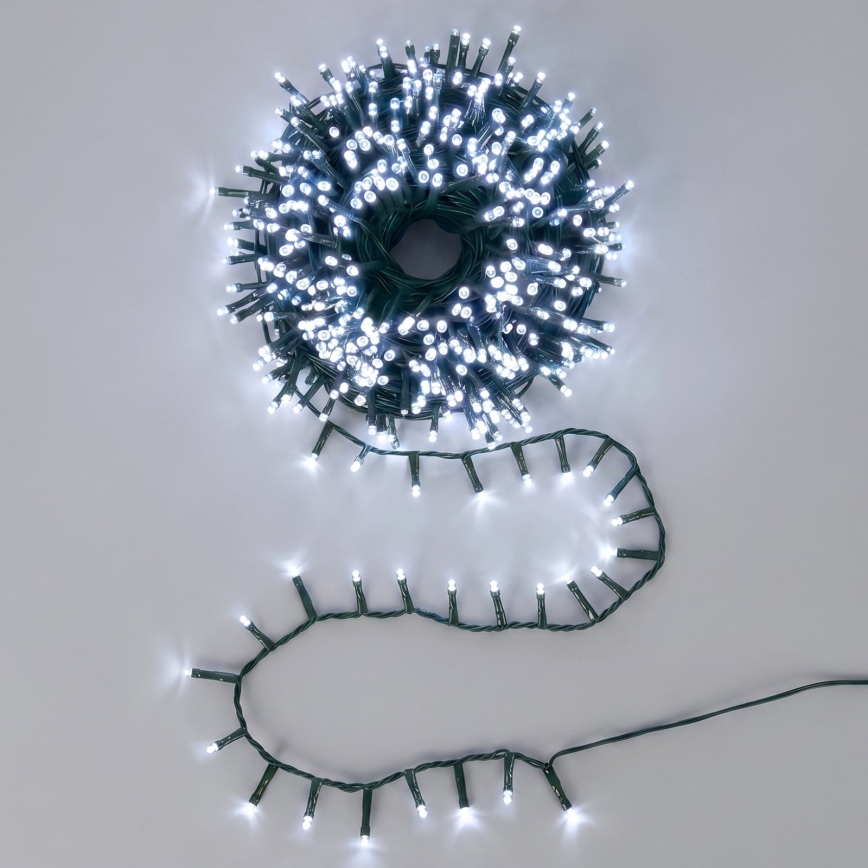 Aigostar - LED utomhus julljusslinga 1500xLED/8 funktioner 33m IP44 kallvit