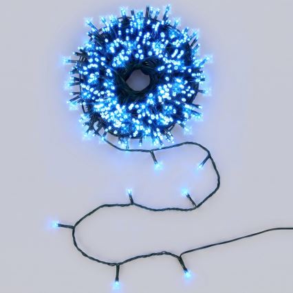 Aigostar - LED utomhus julslinga 100xLED 13 m IP44 blå