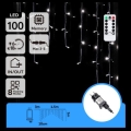 Aigostar - LED utomhus julslinga 100xLED/6W/230V/8funktioner 1,5x1m IP44 kallvit + fjärrkontroll
