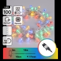 Aigostar - LED utomhus julslinga 100xLED/8 funktioner 13m IP44 flerfärgad