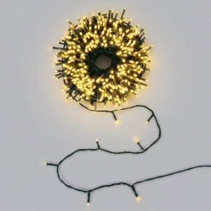 Aigostar - LED utomhus julslinga 100xLED/8 funktioner 13m IP44 varmvit
