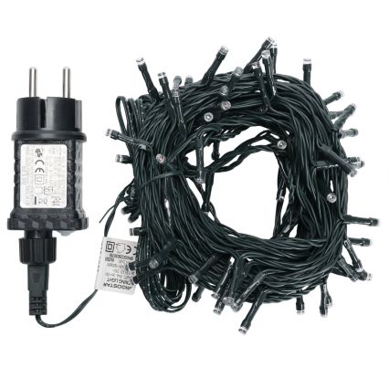 Aigostar - LED utomhus julslinga 100xLED/8 funktioner 13m IP44 varmvit