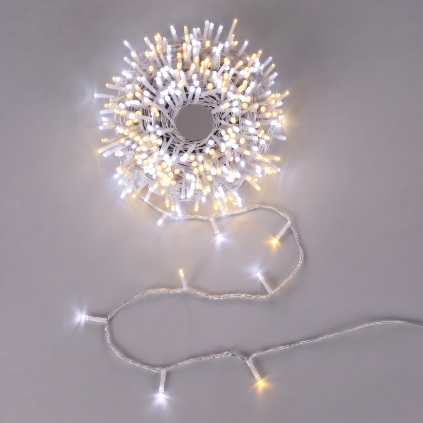 Aigostar - LED utomhus julslinga 100xLED/8 funktioner 13 m IP44 varmvit/kallvit