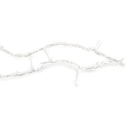 Aigostar - LED utomhusslinga för jul 100xLED/8 funktioner 3xAA 8x0,6 m IP44 varmvit