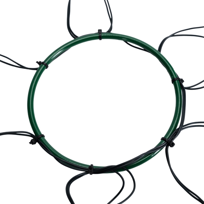 Aigostar - LED utomhus julslinga 108xLED/8 funktioner 3xAA 1,8m IP44 varmvit