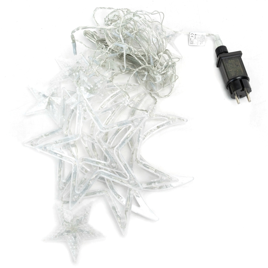 Aigostar - LED utomhusslinga 120xLED/6W/230V/8 ljuslägen 3x0,6m IP44 kallvit + fjärrkontroll