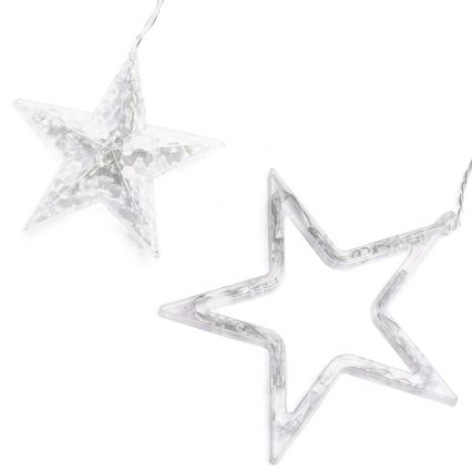 Aigostar - LED utomhusslinga för jul 120 LED/8 funktioner 3 x 0,6 m IP44 varmvit + fjärrkontroll