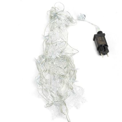 Aigostar - LED utomhus julslinga 120xLED/8 funktioner 3x0,7m IP44 kallvit + fjärrkontroll