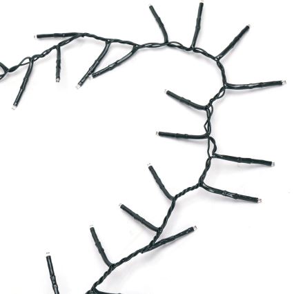 Aigostar - LED utomhus julslinga 200 LED/8 funktioner 8 m IP44 kallvit