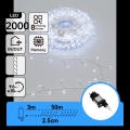 Aigostar - LED Utomhus julslinga 2000xLED/8 funktioner 53m IP44 kallvit