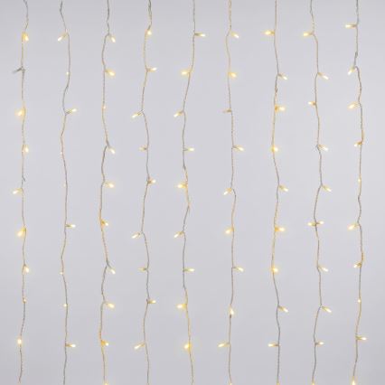 Aigostar - LED utomhus julslinga 200xLED/8 funktioner 3xAA 5x2m IP44 varmvit