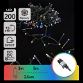 Aigostar - LED utomhus julslinga 200xLED/8 funktioner 8m IP44 flerfärgad