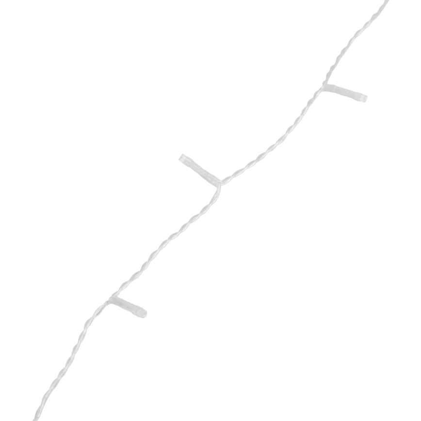 Aigostar - LED utomhusslinga för jul 300 LED/8 funktioner 3 x 1 m IP44 kallvit + fjärrkontroll