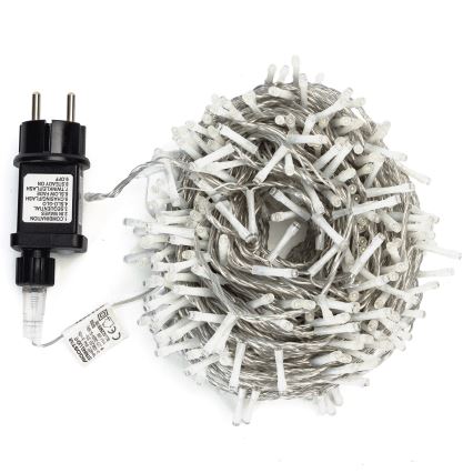 Aigostar - LED utomhus julbelysning 400 LED, 8 funktioner, 20 m, IP44, varmvit