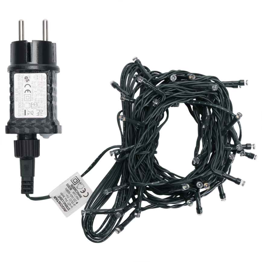 Aigostar - LED utomhus-julslinga 50xLED/8 funktioner 8m IP44 färgskiftande