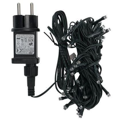 Aigostar - LED utomhus julslinga 50xLED/8 funktioner 8m IP44 kallvit