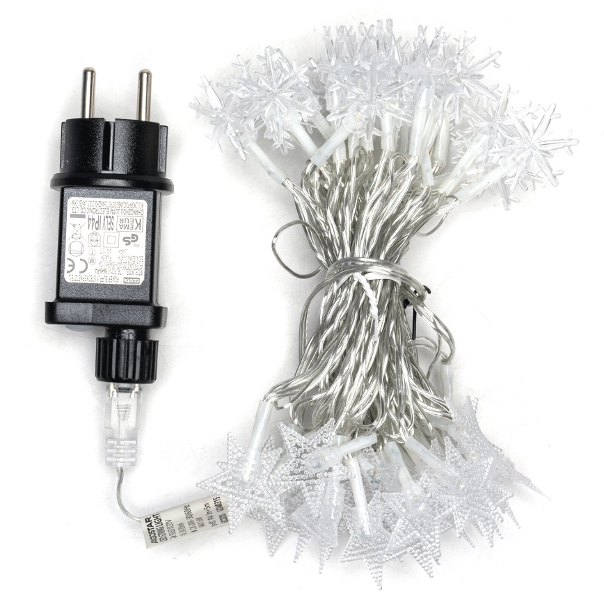 Aigostar - LED utomhus julslinga 50xLED/8 funktioner 8m IP44 varmvit