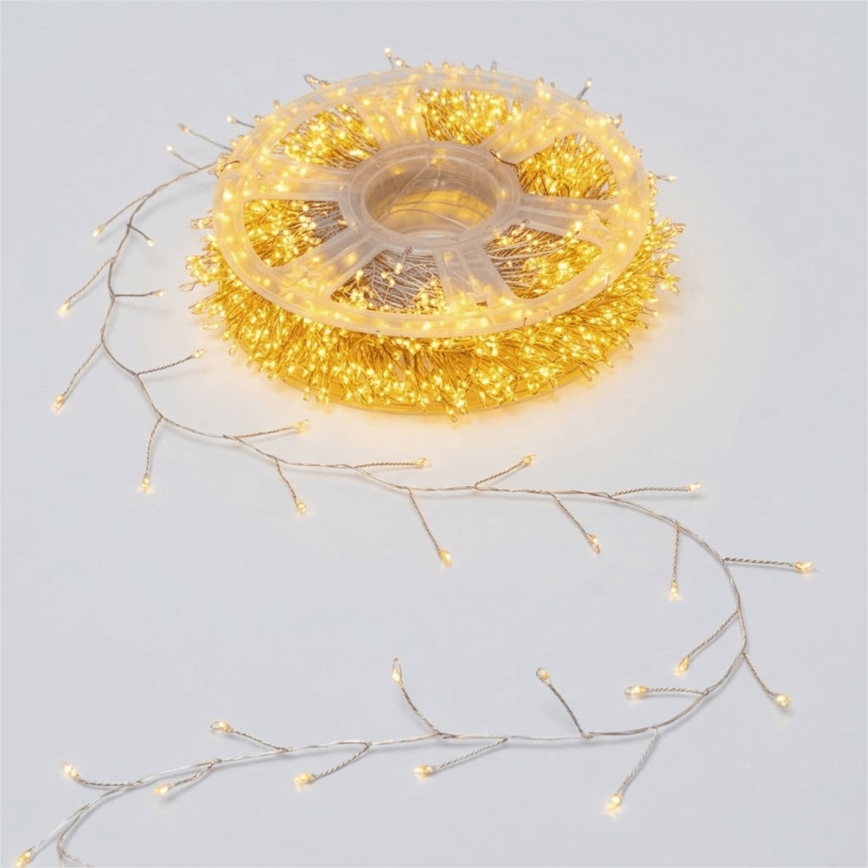Aigostar - LED Utomhus julslinga 800xLED/8 funktioner 23m IP44 varmvit