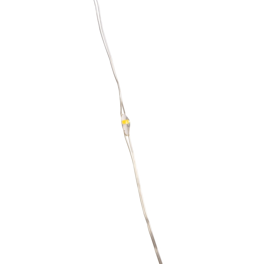 Aigostar -LED Utomhus  ljusslinga 100xLED/8 funktioner 3xAA 10,3m IP44 varmvit