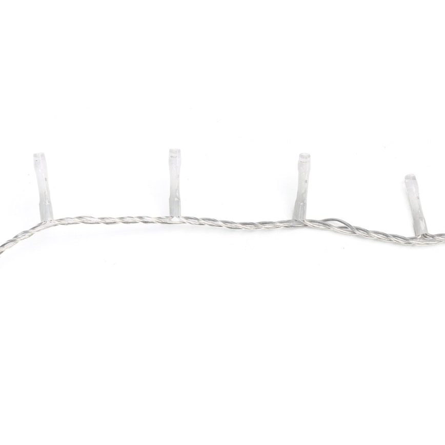 Aigostar - LED utomhus ljusslinga 100xLED/8 funktioner 5,3m IP44 varmvit