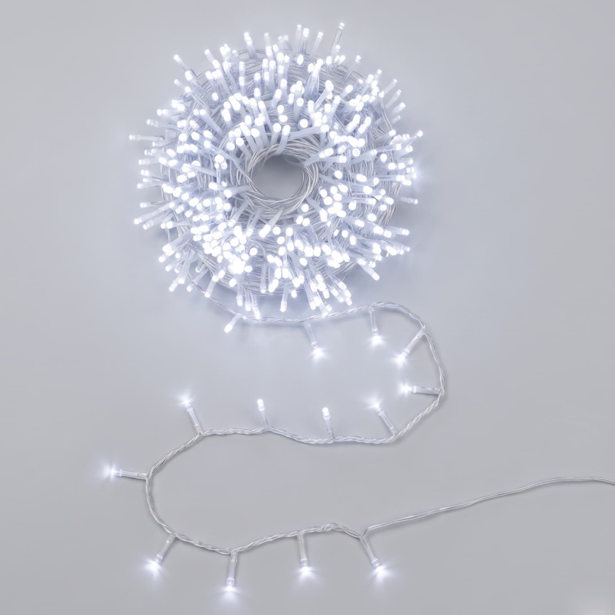 Aigostar - LED utomhus ljusslinga 200 LED/8 funktioner 13 m IP44 kallvit
