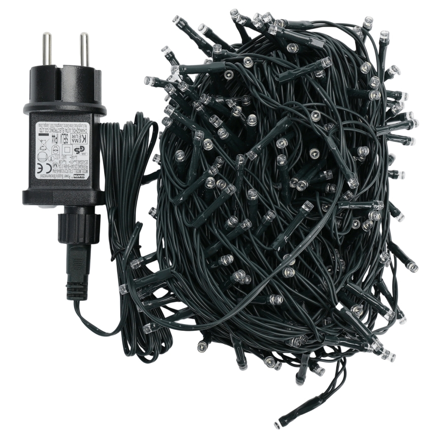 Aigostar - LED utomhusslinga 200xLED/8 funktioner 20m IP44 kallvit