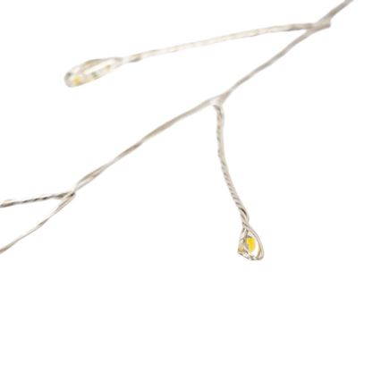 Aigostar - LED utomhus ljusslinga för jul 300xLED/8 funktioner 3xAA 9,3m IP44 varmvit