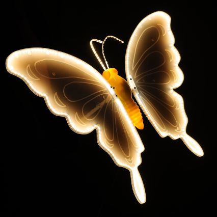 Aigostar - LED utomhusdekoration 306xLED IP44 varmvit fjäril