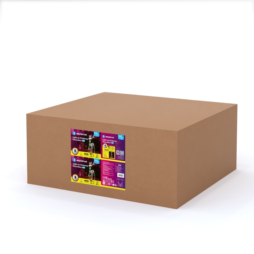 Aigostar - LED utomhus juldekoration LED/3,6W/31/230V 2700K 120 cm IP44 ren