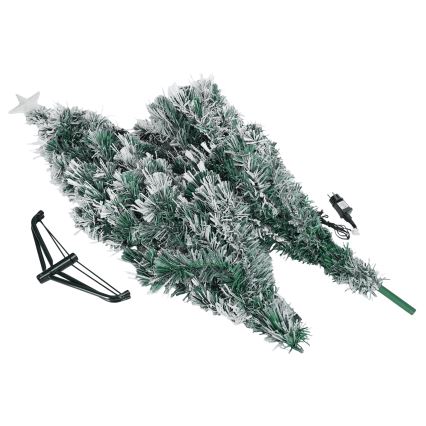Aigostar - LED utomhusjulgran 205 LED/8 funktioner 1,8 m IP44 kallvit
