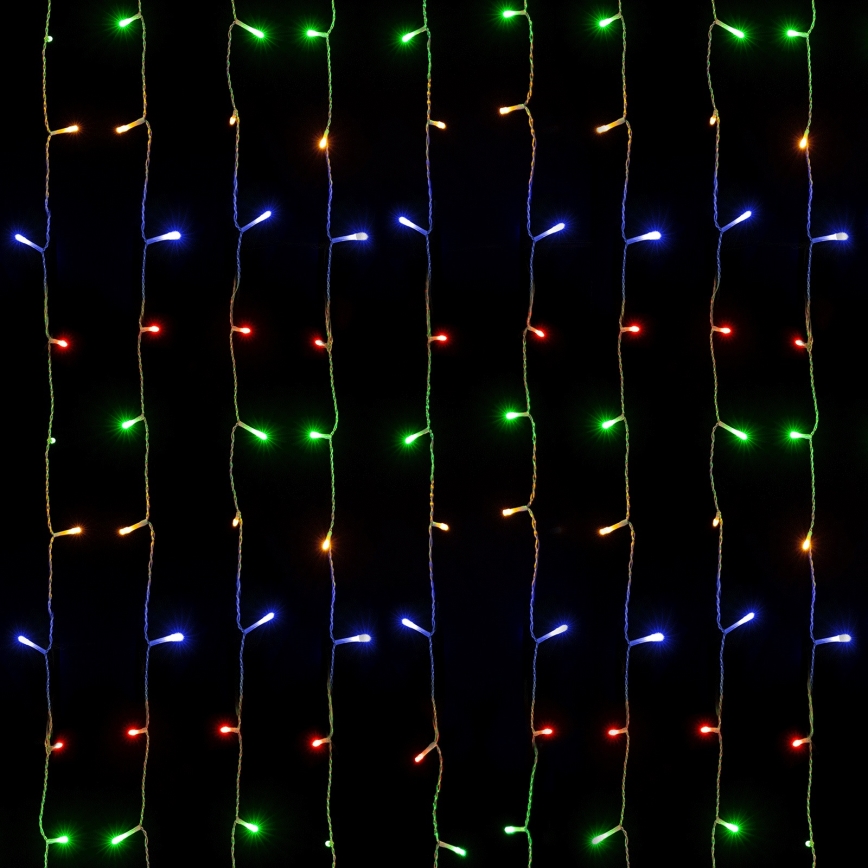 Aigostar - LED Utomhusljusslinga 234xLED/8 funktioner 1,2x1,8 m IP44 flerfärgad