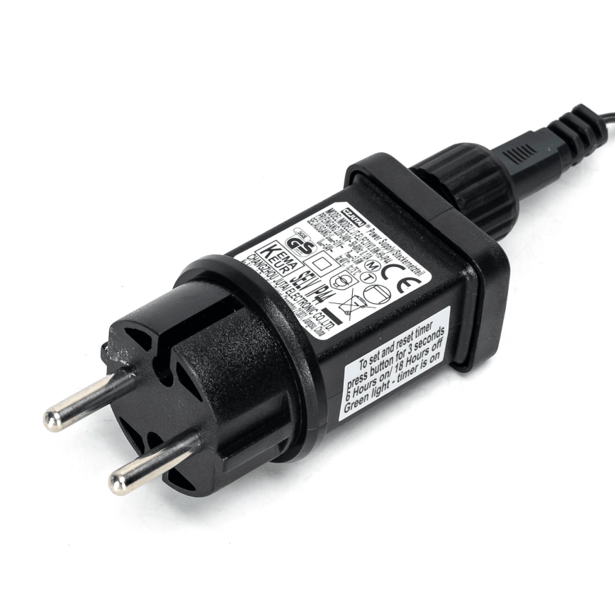 Aigostar - LED utomhusljusslinga för jul, 400 LED, 8 funktioner, 23 m, IP44, varmvit